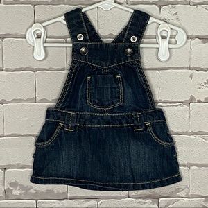 Old Navy Baby Girl Ruffle Bottom Overall Skirt